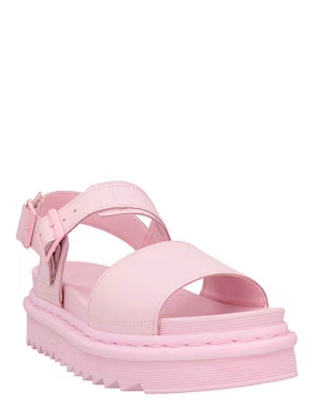 Dr. Martens Pink Platform Buckle Sandals - Picture 2 of 4